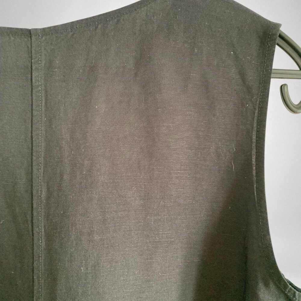 Uniqlo Maxi Linen Blend Black Dress, Size M - Picture 5 of 7